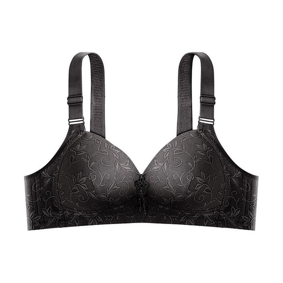 SROBPTY Womens Bras Plus Size Summer Large Breasts Small Bras Large Cup Sizes Underwear Thin Styles Summer without Steel Rims