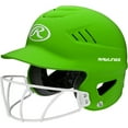thumbnail image 2 of Rawlings Coolflo Highlighter Batting Helmet | Neon Green | Adult, 2 of 3
