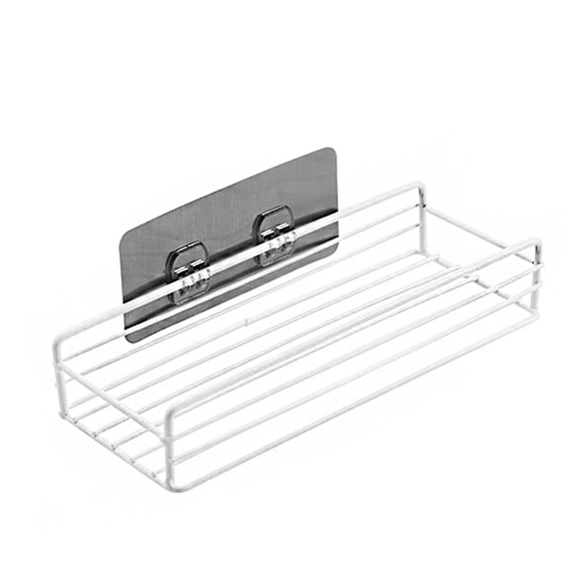 Étagère de Rangement Murale Sans Perçage en Fil Métallique avec 1