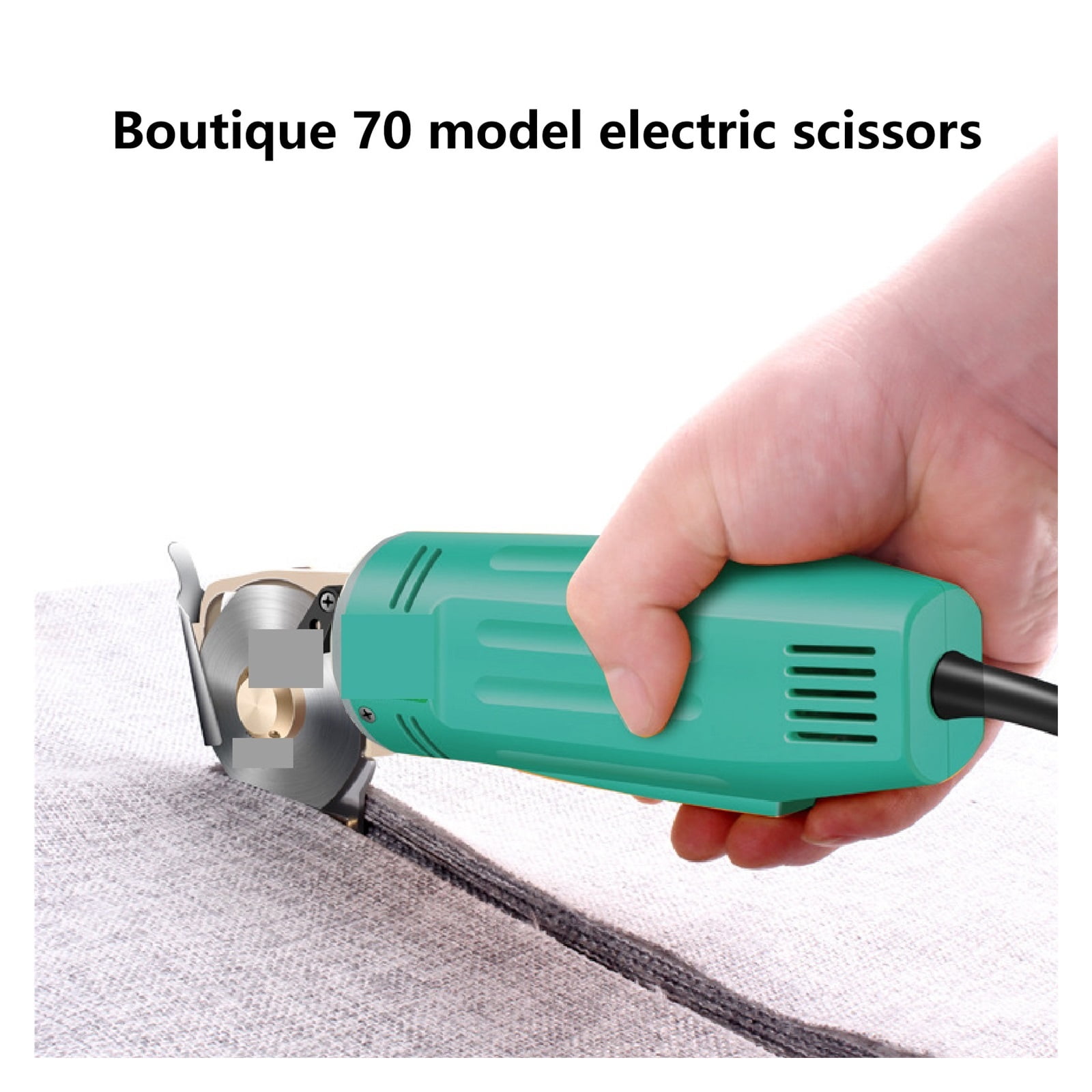 Electric Fabric Scissors Rotary Blade Fabric Tool Leather Fabric Electric Cutter Kit Cutting Saw Tool ,Sharp & Durable