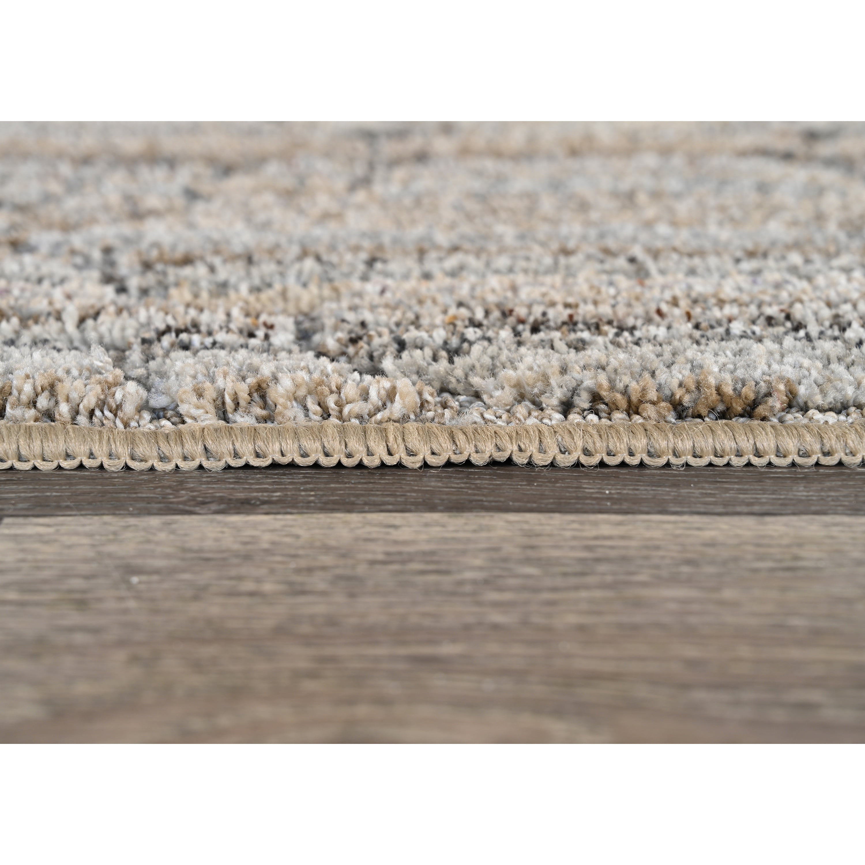 Garland Rug Studio Plush Silhouette Earth Tone Indoor Area Rug, 5' x 7'