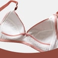 thumbnail image 7 of Arlun Maternity Nursing Bras for Breastfeeding Front Snap-Fastener Lightweight Breathable Summer Wear Solid Color Wide Strap No Padded Comfortable Ribbed Bralettes Watermelon Red 42, 7 of 7