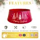 thumbnail image 3 of Collar para árbol de Navidad Auirre Metal Letra 3D Copo de Nieve 10 pulgadas, 3 of 7