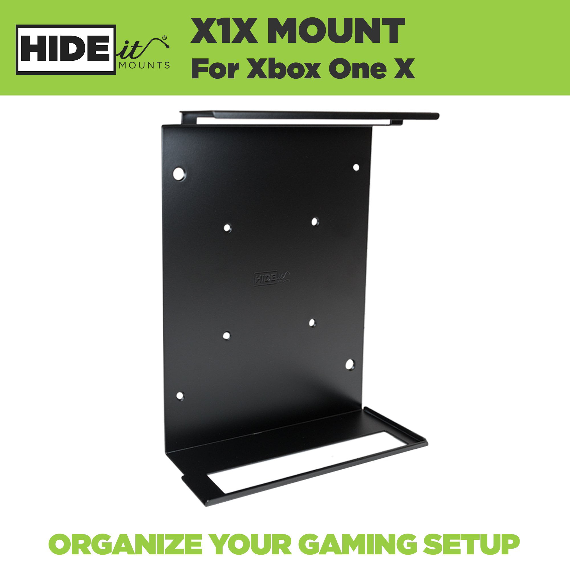 Xbox One X Wall Mount Solution by FLOATING GRIP - Mounting Kit  for Hanging Gaming Consoles - Strong & Slim Ropes - Easy-to-Install System  (Bundle: Fits Xbox One X + x2