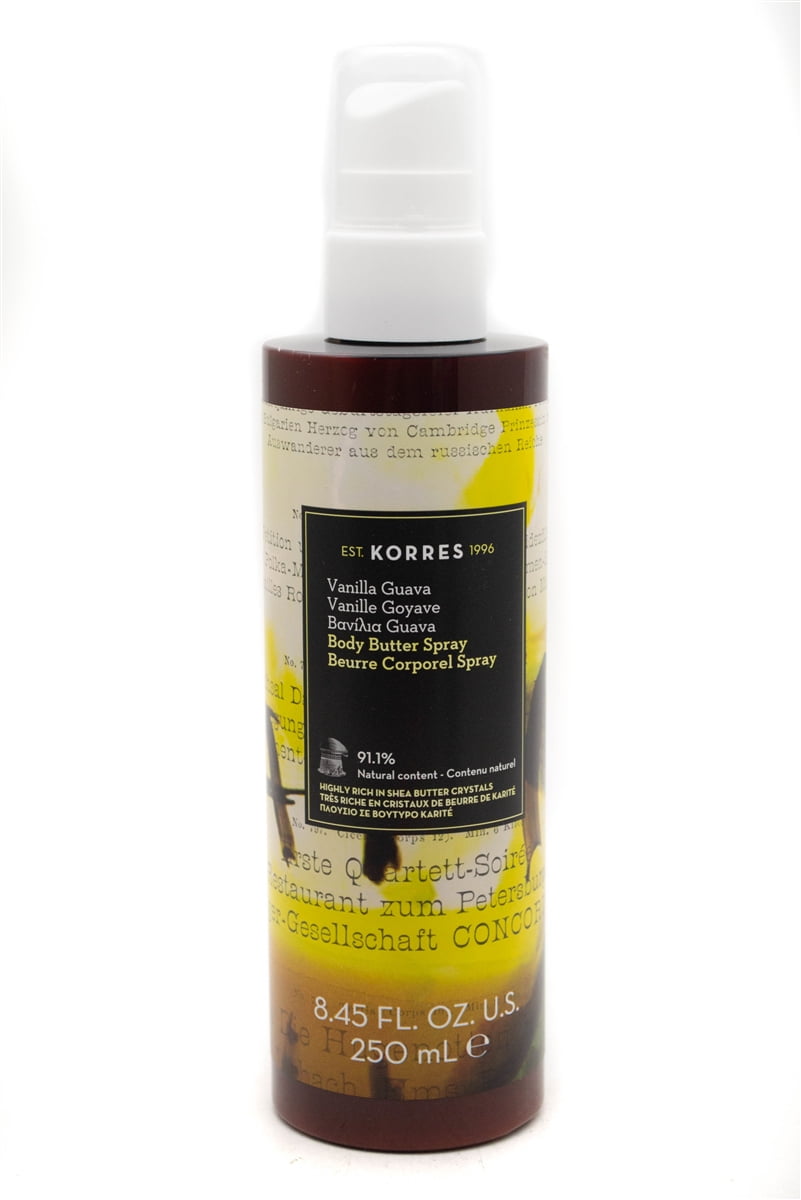 Korres Vanilla Guava BODY BUTTER Spray 8.45 fl oz