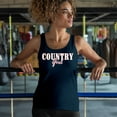 thumbnail image 4 of Country Girl Logo Women's Tank Top Western Rodeo Style Southern Pride Cowgirl Rustic Feminine Farm Life Ranch, 4 of 7