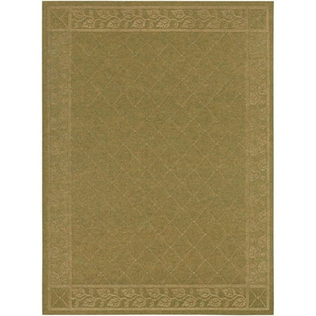 Garden Party Carriage House Indoor/Outdoor Rug, Limelight, 8'2" x 10'5"