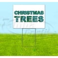 thumbnail image 1 of Christmas Trees V7 (18" X 24") Yard Sign, Includes Metal Step Stake, 1 of 6