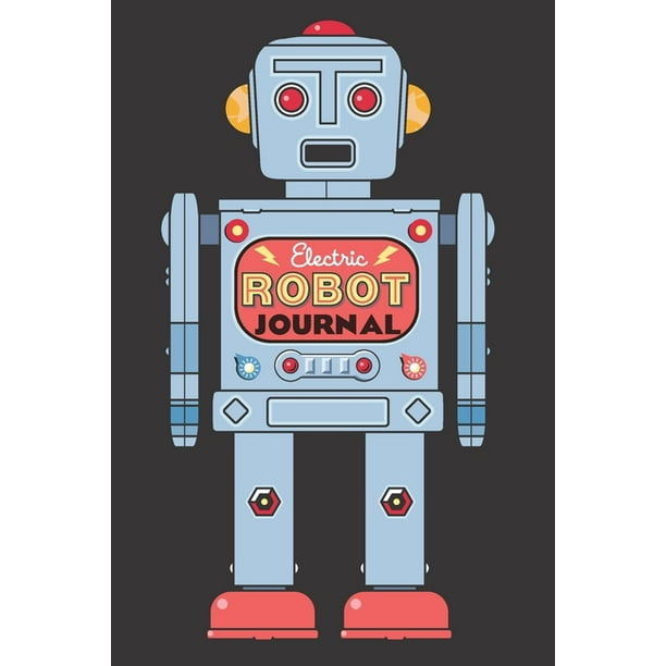Electric Robot Journal Daily Diary / journal / notebook to write in and recording your