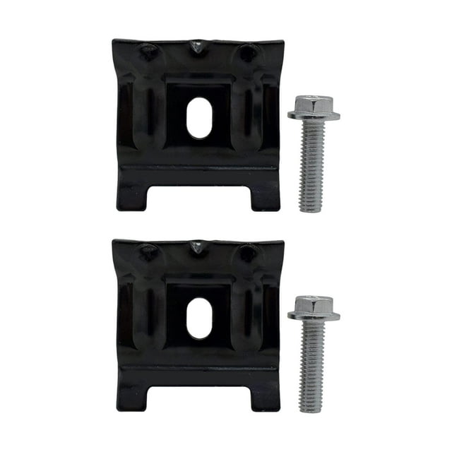 2 abrazaderas y soportes con pernos (reemplazan a 1J0803219). Metal resistente al desgaste para SUV, vehículos recreativos y camionetas ligeras.