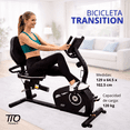 thumbnail image 3 of Bicicleta Fija TIO Transition Para Ejercicio En Casa Con Resistencia Ajustable, Monitor De Pulso Y Portavasos, 3 of 8