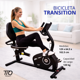 thumbnail image 3 of Bicicleta Fija TIO Transition Para Ejercicio En Casa Con Resistencia Ajustable, Monitor De Pulso Y Portavasos, 3 of 8
