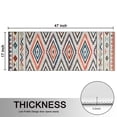thumbnail image 5 of Kitchen Rugs Sets Of 2,Colorful Geometric Diamond Pattern Anti Fatigue Kitchen Mat Rugs Non Slip Washable,Decorative Kitchen Floor Mats for Kitchen,Sink,Laundry,17"X47", 5 of 5