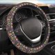 thumbnail image 5 of Balery Mushrooms Snails Butterflies Fundas elásticas antideslizantes para volante, funda protectora universal para hombre y mujer, 15 pulgadas, accesorios para coche., 5 of 6