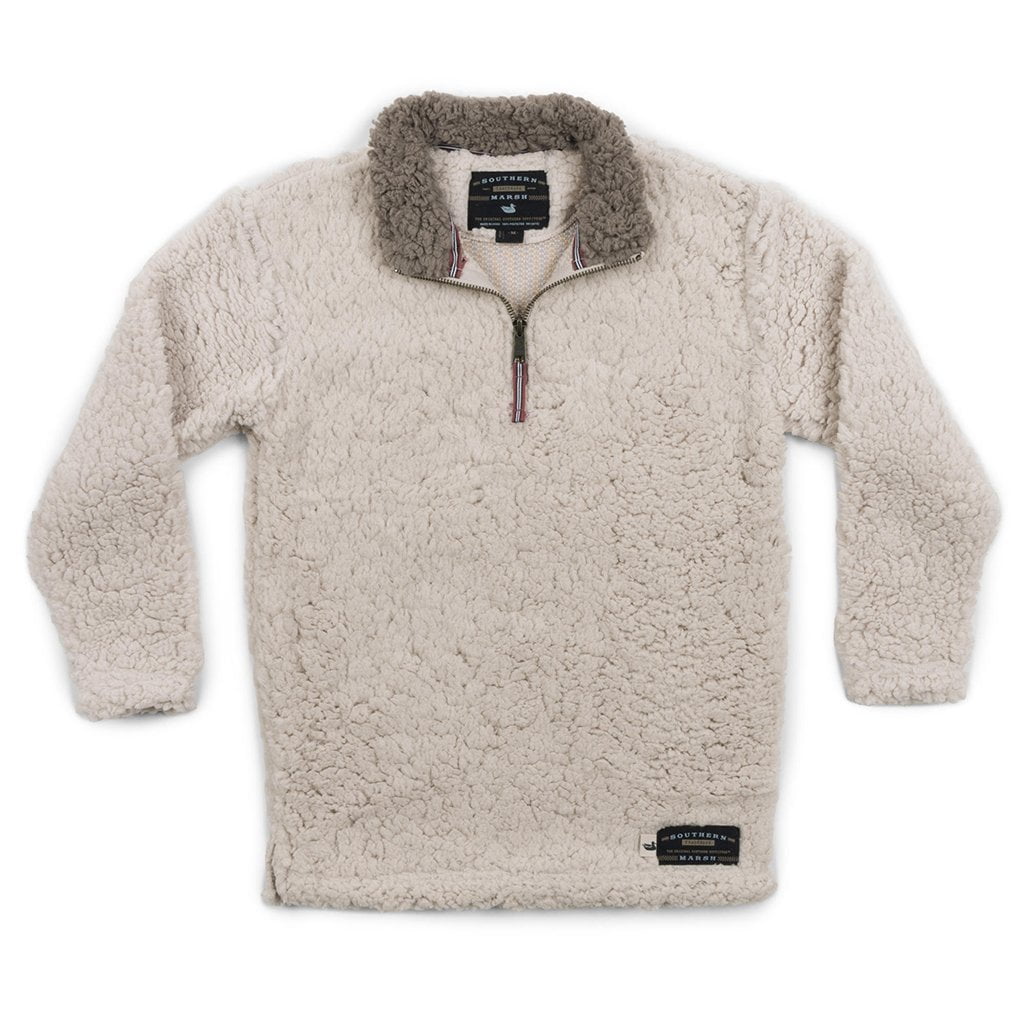 appalachian pile sherpa pullover
