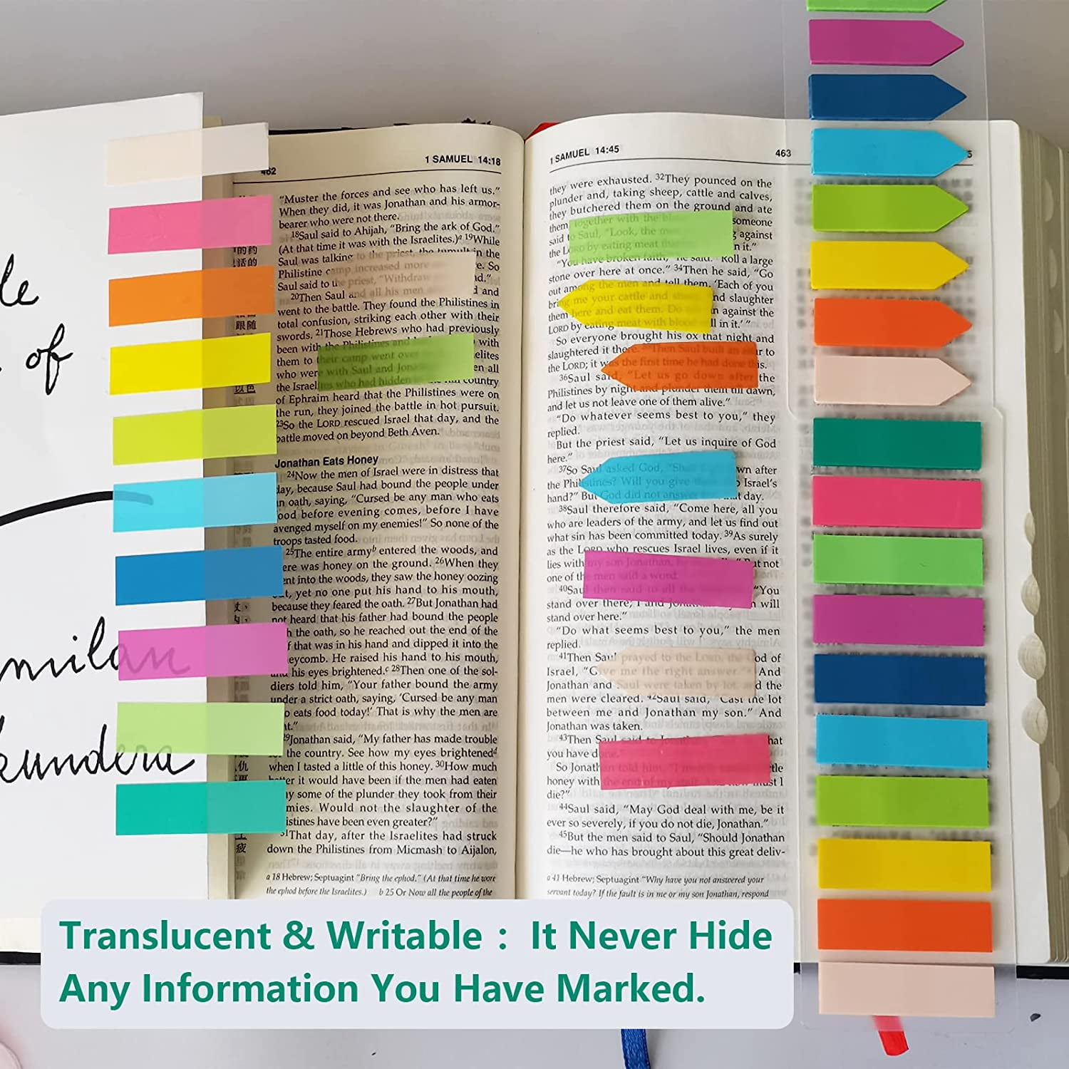 6000 PCS Sticky Tabs Page Markers,Morandi Sticky Note Tabs Colored Writable and Repositionable Book Flags Tabs Strip Index Tabs,Page Tabs