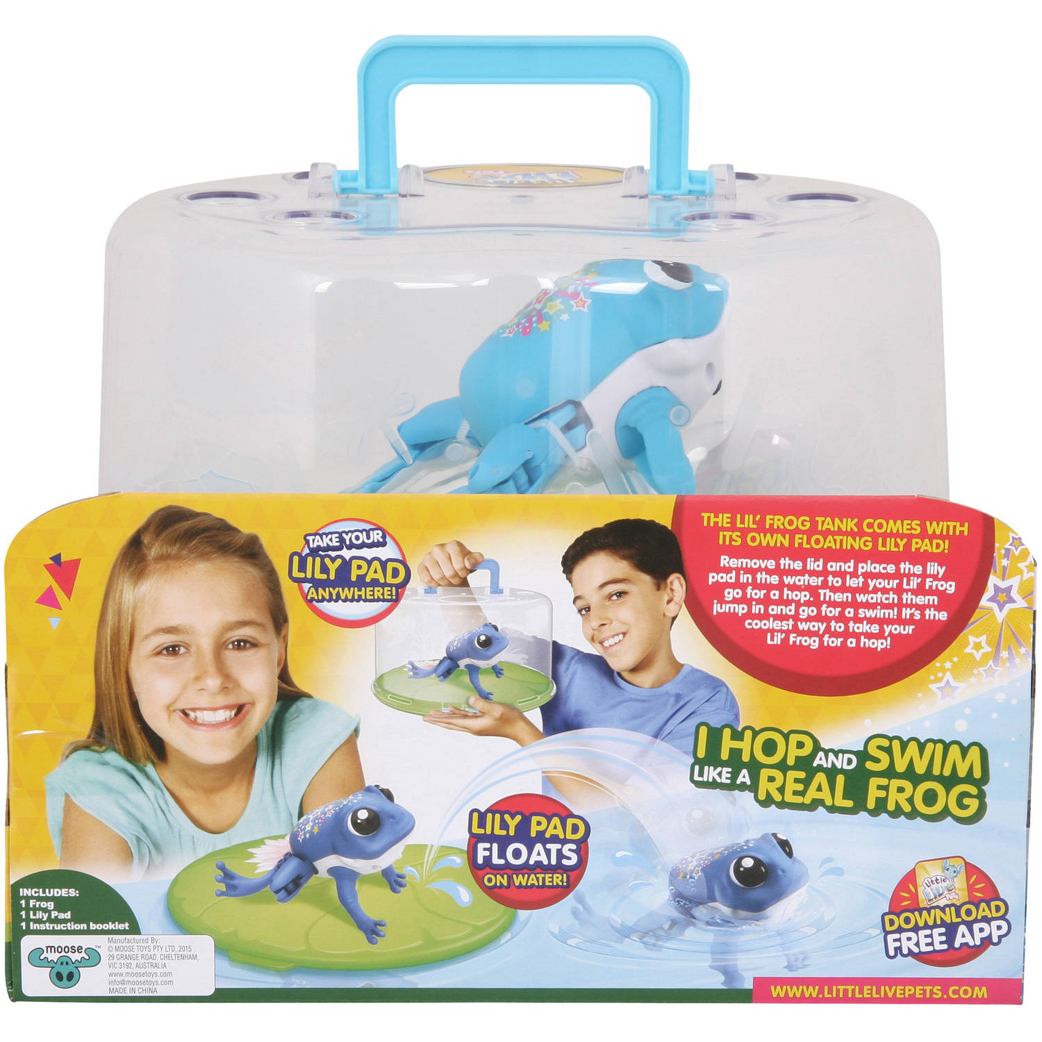 Little Live Pets S1 Lil Frog Lilypad Walmart Com Walmart Com