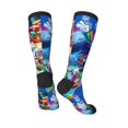 thumbnail image 5 of Lsque Mario Printed Crew Socks Men's Women's LightWeight Thin Casual Calf Socks ,Knee High Socks,Cotton Socks, 5 of 9
