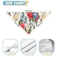 thumbnail image 6 of Dog Bandana 2 Pack,Pioneer Flower Floral Print Pattern Bandanas for Dogs,Cat Bandana,Small/ Large Dog Bandana 2 Size,Dog Bandanas, 6 of 6