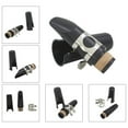 thumbnail image 4 of 3 Pcs Instrument Parts: 1 Pcs B Flat Clarinet Mouthpiece and Cap Clamp Woodwind Instruments & 2 Pcs Clarinet Resilient Thumb Rest Saver Cushion Pad Finger Protector, 4 of 5
