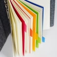 thumbnail image 4 of Papel intercalado de recambio de hojas sueltas de nueve orificios, separador de índice de plástico B5, estilo horizontal, cinco colores por juego Namotu CZBG-HY136, 4 of 5