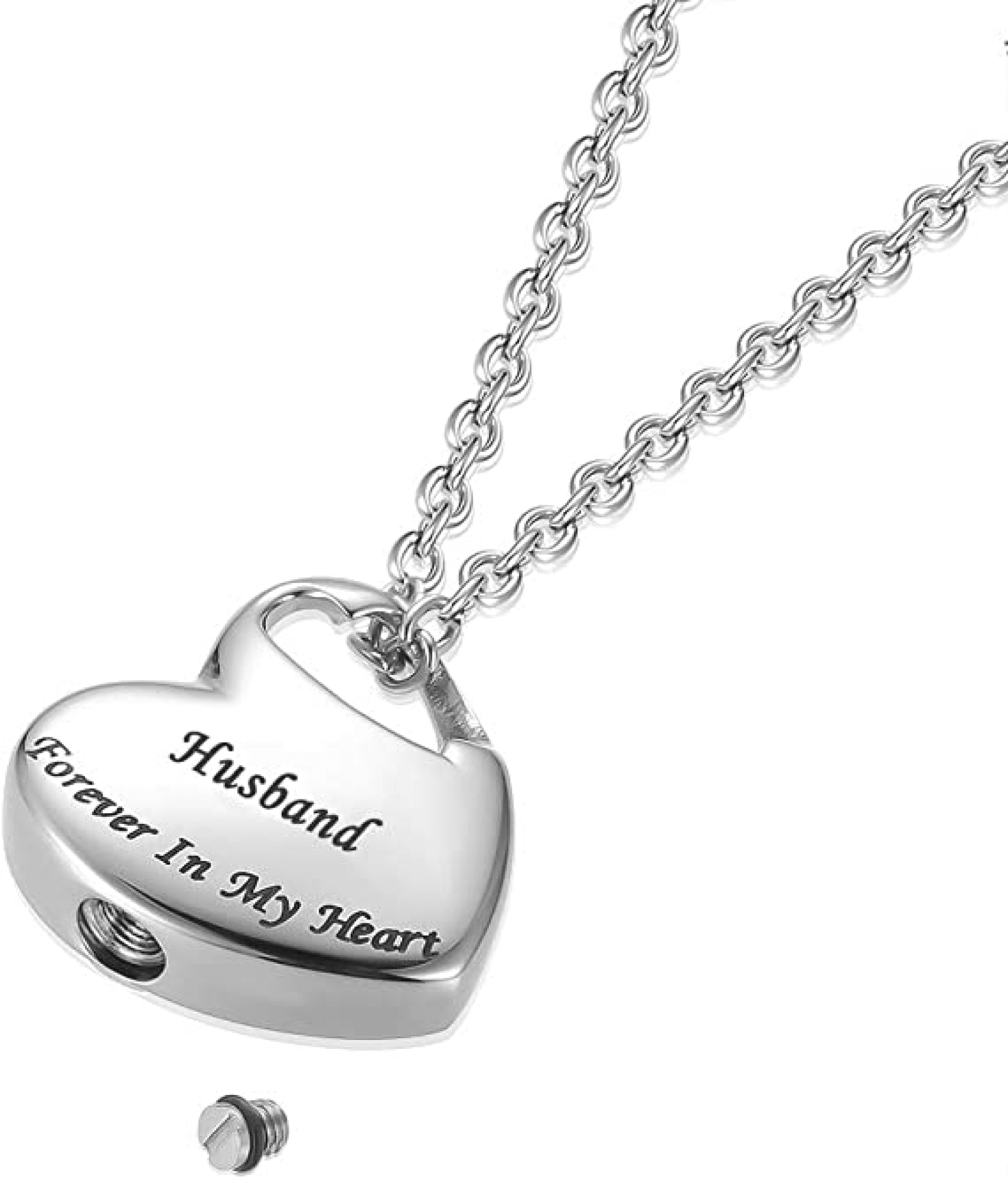 Heart Cremation Urn Necklace for Ashes Jewelry Memorial Locket Ash Mini Urn  Pendant for Human Pet-Always in My heart For Dad/Mom/Son/Grandma/Grandpa/Brother  - Walmart.com