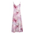 thumbnail image 4 of FcBaudy Camisole Sans Manches Col en V, Robes d'Été pour Femmes, Robes Décontractées Mode Imprimée Camisole Sans Manches Robe Femme, 4 of 5
