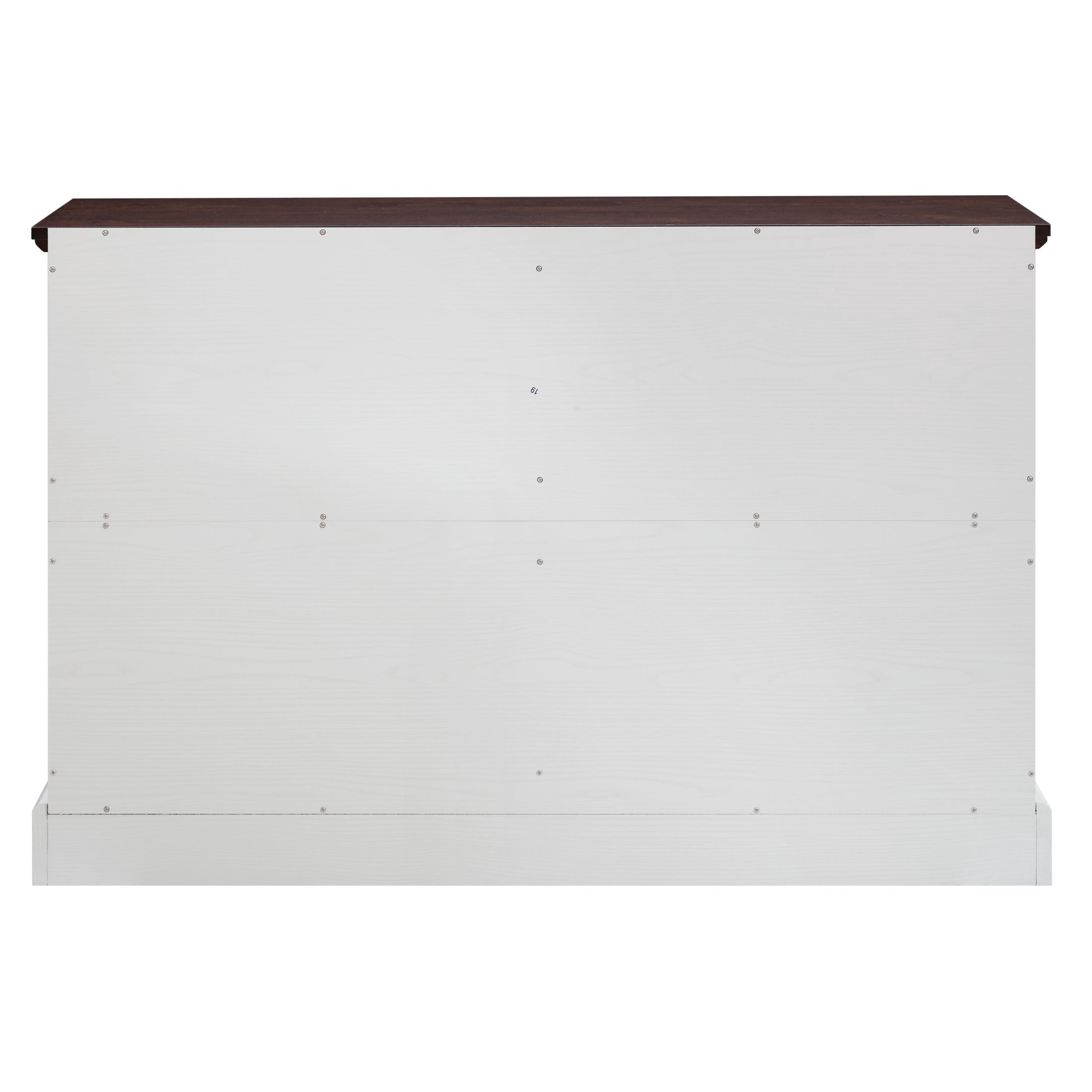 DEALTOPS Farmhouse 6-drawer Dresser, Versatile Chest of Drawers for Living Room or Bedroom, White