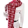 thumbnail image 3 of FOCUSNORM Women Christmas Scarf Snowflake and Elk Printed Pattern Wraps, 3 of 8