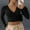 Black, variant on Babysbule Womens Tops Long Sleeve Women's Fashion Loose Long Sleeve Blouse V-Neck Casual Pullover Tops Blouses