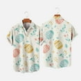 thumbnail image 5 of TIHLMK T-Shirts pour Hommes Chemise à Manches Courtes Imprimé Numérique de Pâques avec Poche à Revers, 5 of 5