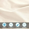 thumbnail image 5 of Superior 400-Thread Count Egyptian Cotton Deep Pocket Sheet Set Of 3 Pieces, Twin-XL, Ivory, 5 of 9