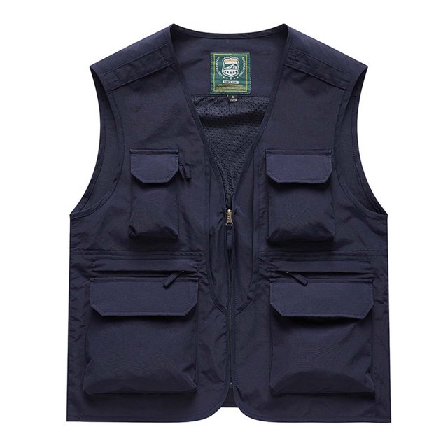 Jackets for Men Mens Work Clothes Jacket Solid Color Stand Collar Multiple Pockets Outdoor Sports Photography Leisure Coat