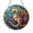 Acrylic 3.5 Inch, variant on Seahorse Underwater Stained Glass Suncatcher Window Hanging, Colorful Ocean Coral Reef Round Glass Art Panel, Marine Life Window Decor, Decorative Hanging Ornament for Home or Beach House