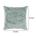 thumbnail image 5 of Piper 22 Inch Square Accent Throw Pillow, Handcrafted Sage Green Jacquard, 5 of 5