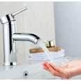 thumbnail image 3 of Grifo de baño, grifo de lavabo blanco, grifo de alta calidad, grifo de baño, resistente al desgaste, adecuado para diámetro interior de 32 mm a 42 mm, agua fría y caliente f, 3 of 3