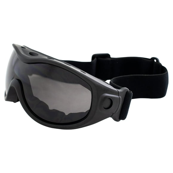 MotoProducts Lunettes de Protection ATV sur Lunettes Anti-Buée Z87.1 Lentille Mousse Fumée à Cellules Ouvertes