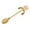 Gold, variant on JeashCHAT Cute Cartoon Hanging Stainless Steel Stirring Spoon Cat Handle Coffee Spoon Cat