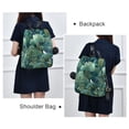 thumbnail image 4 of FORMRS Women's Travel Backpack Purse Anti-Theft Hidden Pockets Casual Shoulder Bag, Green Forest Pattern, 4 of 7