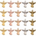 thumbnail image 1 of 1 caja de 40 dijes de ángeles, alas de ángel, colgantes de hadas guardianas de la suerte para la creación de joyas, aretes, collares y pulseras DIY., 1 of 9