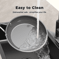 thumbnail image 5 of naturepan Diamond-Titanium Ceramic Nonstick Frying Pan Set, 2-Piece (9.5” & 11”), Dishwasher/Oven Safe for All Stovetops, Beige White, 5 of 8
