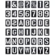 thumbnail image 1 of 42 plantillas de letras y números, plantillas del alfabeto, plantillas de grafiti ahuecadas, 1 of 7