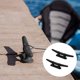 thumbnail image 3 of 2 Pices Taquet De Corde (negro), para Bateaux Cano, taquet D'amarrage De Haute Qualit, ponton Yacht, kayak Bateau, quais Taquet De Bateau En Nylon 100mm, 3 of 5