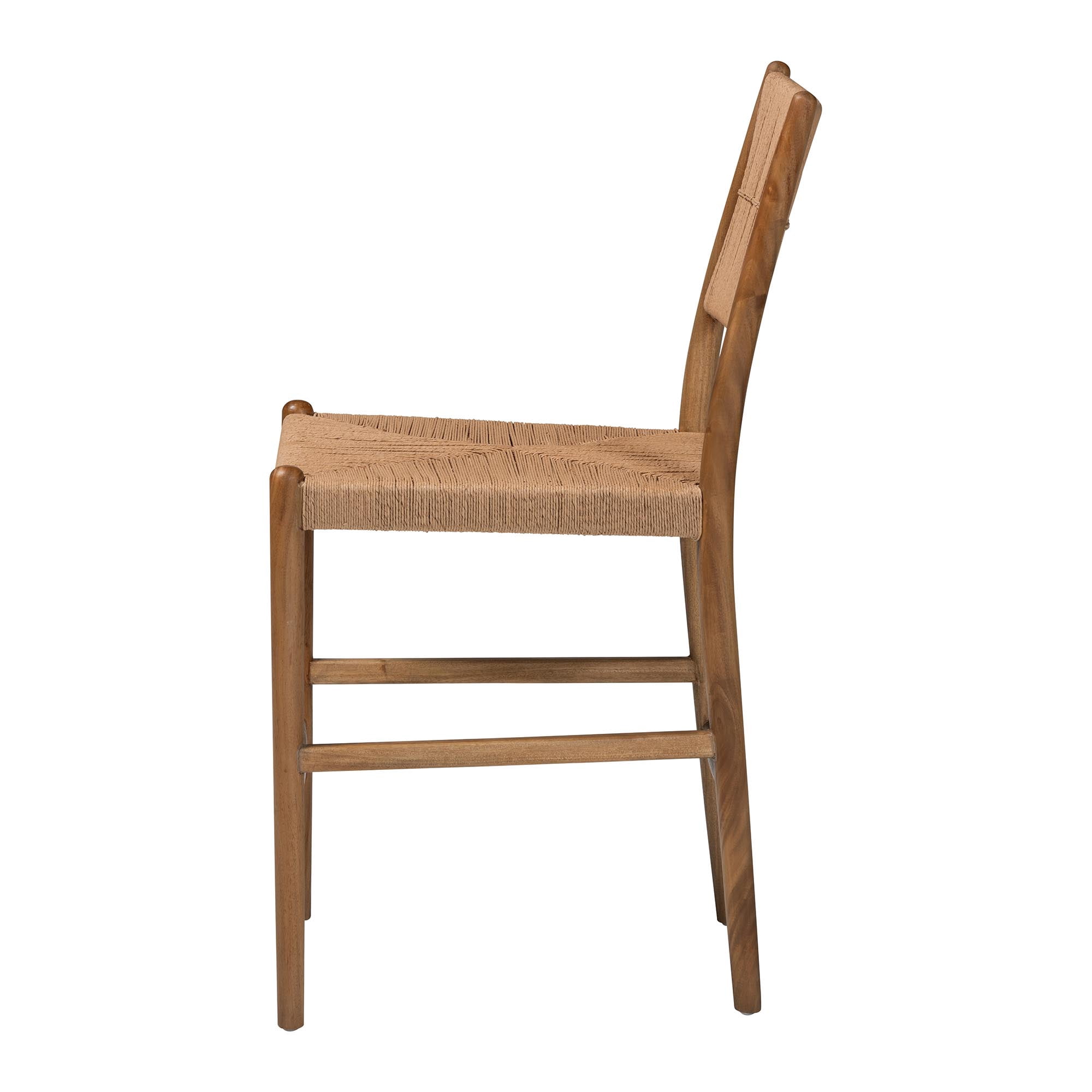 bali & pari Alva Mid-Century Counter Stool, Counter Height, Honey