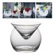 thumbnail image 3 of 2 uds soporte de servidor esférico vaso de vidrio para beber cónico para familiar perfecl Capa intermedia de mezcla molecular, 3 of 8