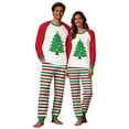 thumbnail image 2 of Busydd Family Pajamas Matching Sets Trendy Casual Print Christmas Pajamas Loungewear Round Neck Long Sleeve Tops and Pants Matching Christmas Pajamas for Family, 2 of 7