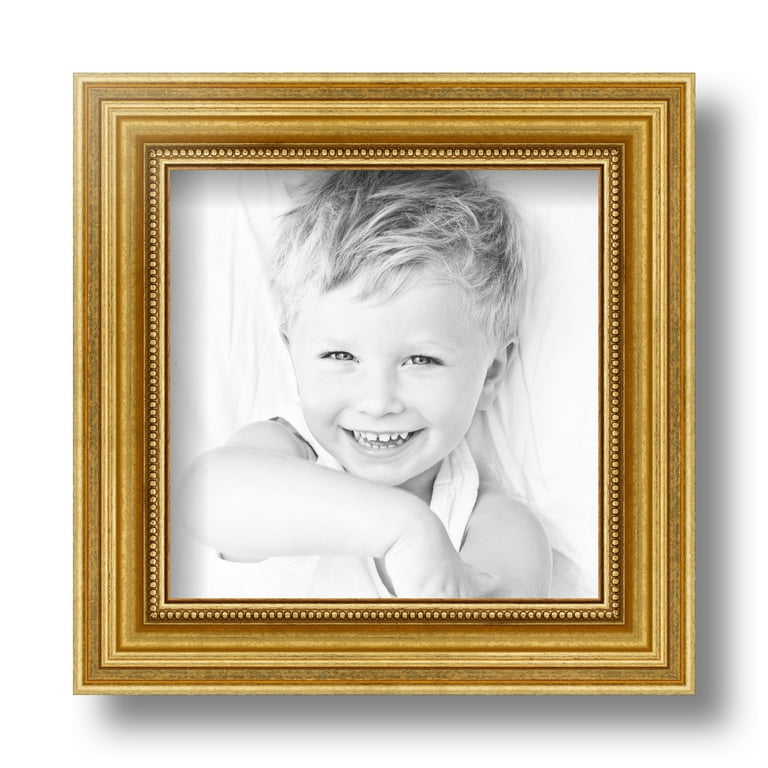装飾的なゴールド木製額縁 ArtToFrames 6x6 inch Gold Picture Frame, Gold Wood Poster