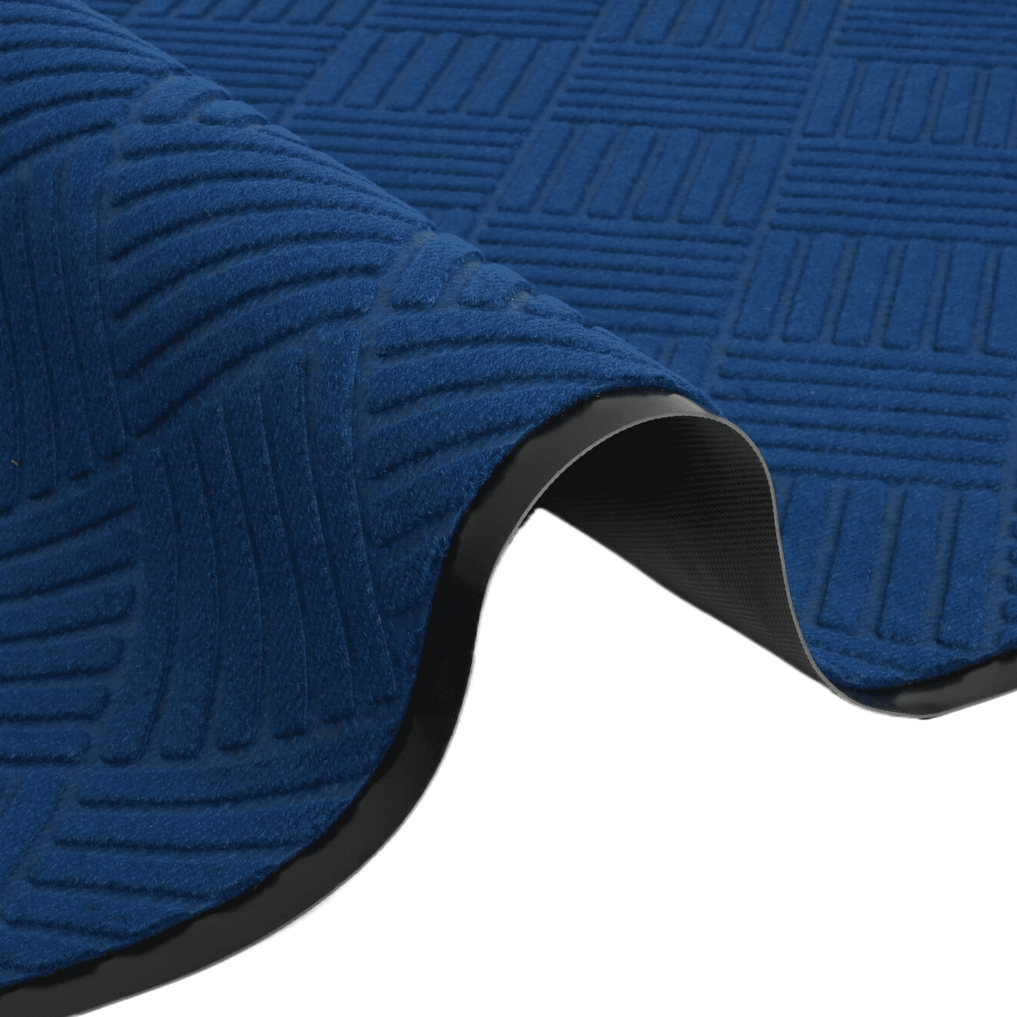OVYEOFR Entrance Door Mat, 3ft x 5ft Indoor Outdoor Large Doormat with Non-Slip Rubber Backing, Blue