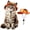 Dinosaur, variant on Breathable Cotton Cat Sun Bucket Hat with Ear Holes, Adjustable Windproof Chin Strap Pet Sombroso Hat for Kitten Small Chihuahua Outdoor UV Protection