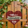 thumbnail image 2 of Valentine's Day Door Hanger Sign Featuring Heart Design and Warm Greetings for Your Home Valentine's Day Decorations, 2 of 5